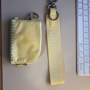 Lululemon Yellow Mini Pouch